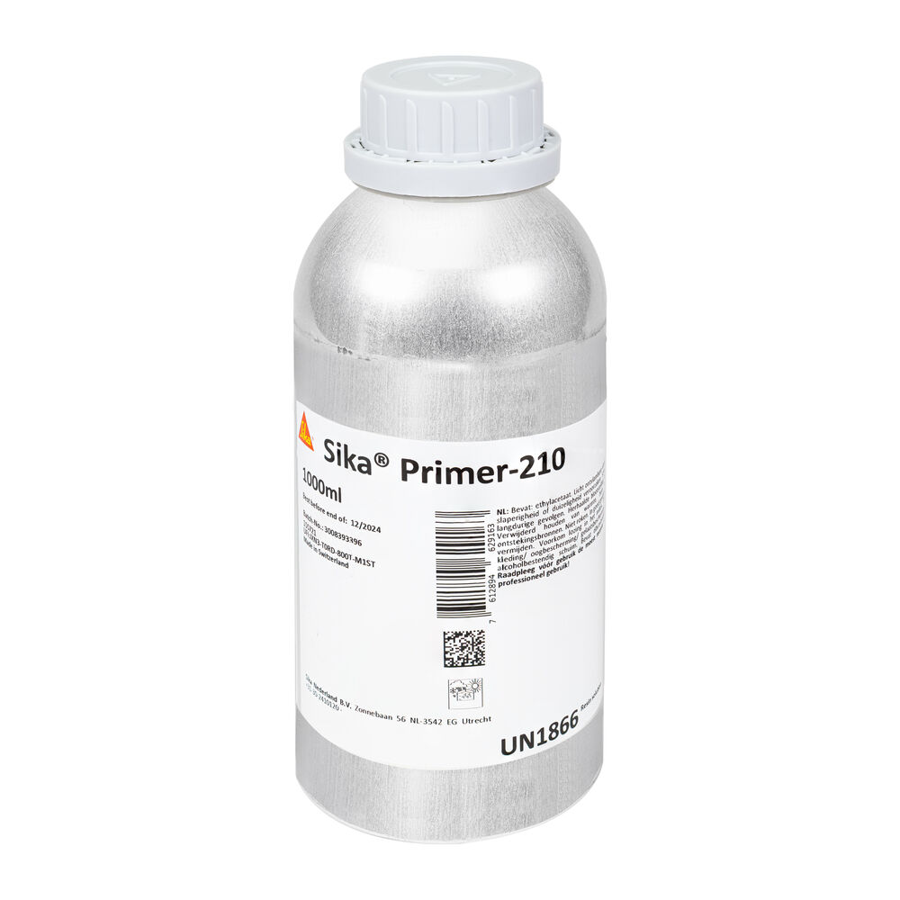 925321050 SIKA PRIMER-210 TRANSPARANT 1 L SPECIALE PRIMER VOOR KUNSTSTOFFEN